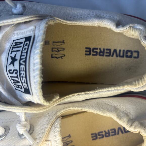 Converse All Star Chuck Taylor Slip On Shoreline Sneaker Women's 8.5 Off White - Picture 6 of 10